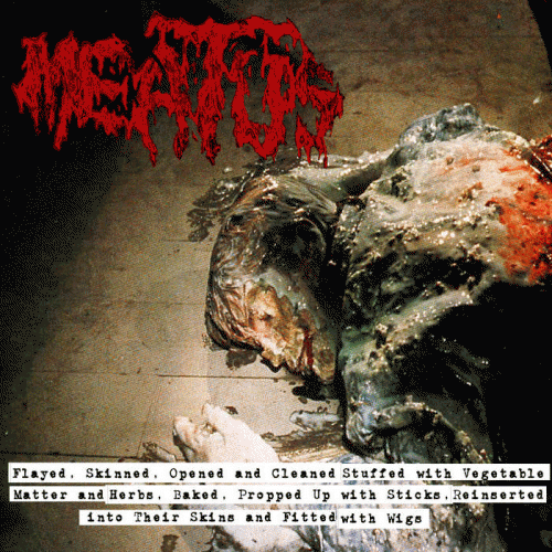 Meatus : Flayed, Skinned, Opened and Cleaned, Stuffed with Vegetable Matter and Herbs, Baked, Propped Up With